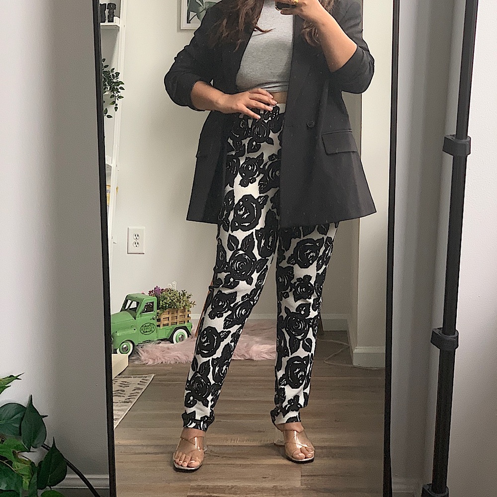 Printed pants from Nordstrom brand Lucca .